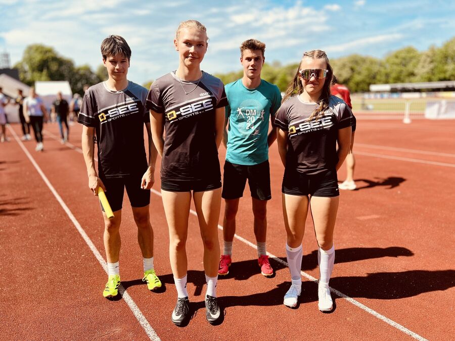 Deutsche U20 Meisterschaft in der 4×400 Meter Mixed Staffel - Galerie